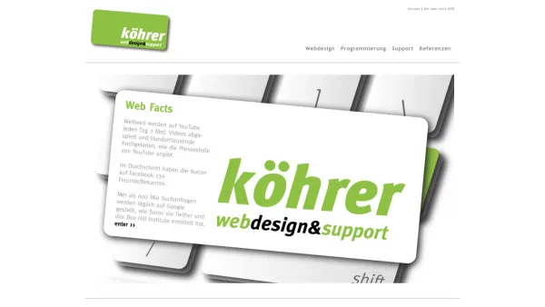 Website Screenshot: Köhrer EDV und Elektronik Webdesign vom Profi - köhrer webdesign & support - Date: 2023-06-23 12:05:06
