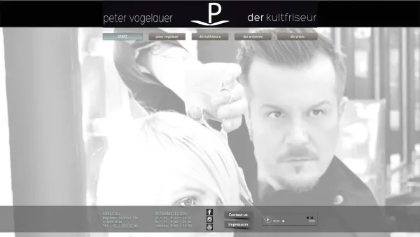 Website Screenshot: Körperkult Peter K Ö R P E R K U L T - Peter Vogelauer - der Kultfriseur - einzigartiges Friseurerlebnis - Date: 2023-06-23 12:05:08
