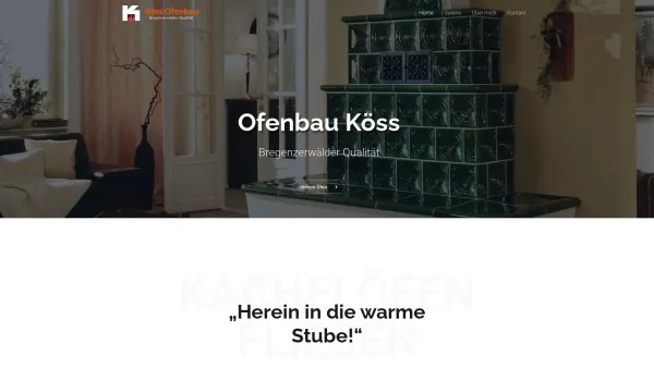 Website Screenshot: Anton Köss - Home - Köss Ofenbau - Date: 2023-06-23 12:05:08