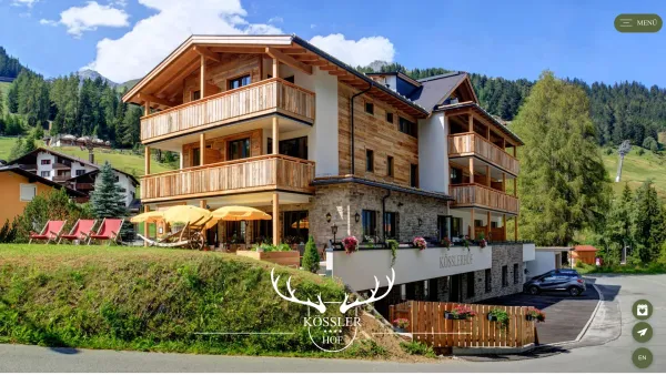 Website Screenshot: Hotel Kösslerhof - Boutique Hotel St. Anton am Arlberg | 4 Sterne Hotel | Tirol - Date: 2023-06-23 12:05:08