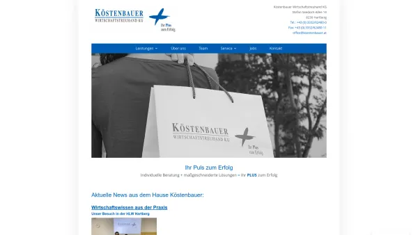 Website Screenshot: Köstenbauer Wirtschaftstreuhand Hier entsteht Kürze die WEB-Site von - Köstenbauer Wirtschaftstreuhand KG - Date: 2023-06-23 12:05:08