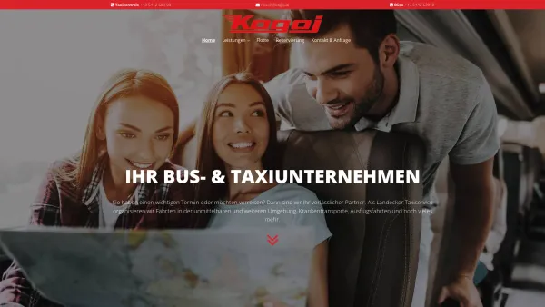 Website Screenshot: Funktaxi Taxi Kogoj Ihr Partner Sachen Taxi Busreisen Transporte - Taxi aus Landeck | Taxi-Kogoj - Date: 2023-06-23 12:05:08