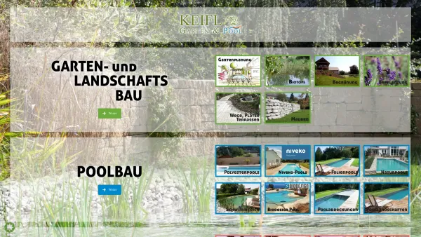 Website Screenshot: Kohlfürst Gartengestaltung GmbH - Keifl Garten & Pool - Date: 2023-06-14 10:38:27