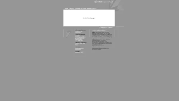 Website Screenshot: kokon medienwerkstatt - kokon medienwerkstatt - Date: 2023-06-23 12:05:08