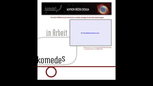 Website Screenshot: komedes e.U. - Date: 2023-06-14 10:41:18