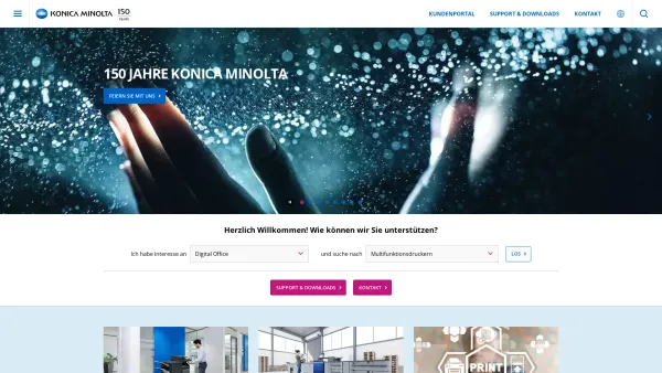 Website Screenshot: Konica Minolta Business Solutions Austria GmbH - Konica Minolta Österreich | KONICA MINOLTA - Date: 2023-06-23 12:05:11