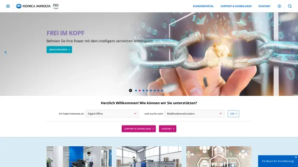 Website Screenshot: Konica Minolta Business Solutions Austria GmbH - Konica Minolta Österreich | KONICA MINOLTA - Date: 2023-06-15 16:02:34