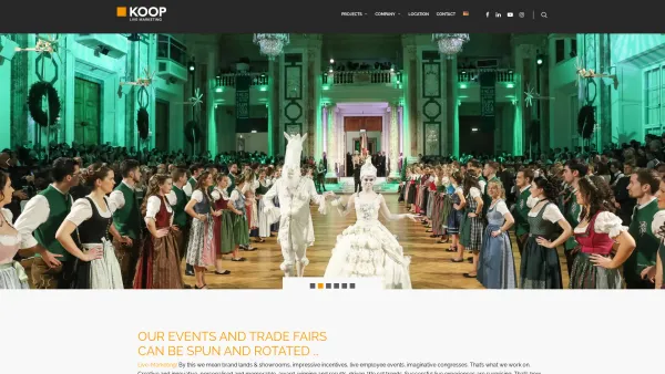 Website Screenshot: KOOP Live-Marketing GmbH & Co KG - KOOP – KOOP Live Marketing - Date: 2023-06-15 16:02:34
