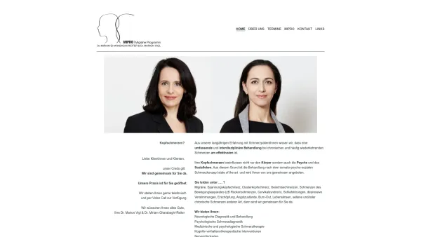 Website Screenshot: Mag. Dr. Miriam Gharabaghi-Reiter - www.kopfweh.at - Date: 2023-06-14 10:41:18