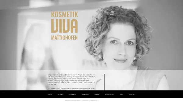 Website Screenshot: Regina KOSMETIK VIVA - Kosmetik | Kosmetikinstitut Viva Mattighofen | Oberösterreich - Date: 2023-06-23 12:05:14