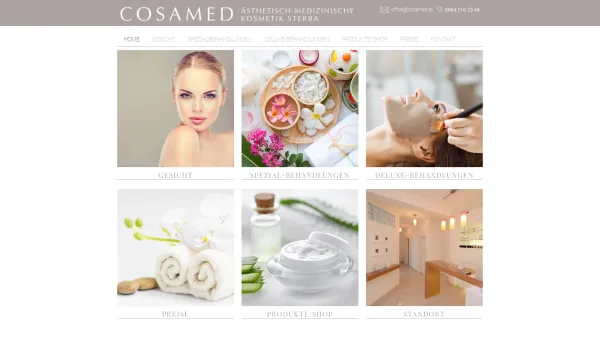 Website Screenshot: KOSMETIK STERBA Kunden Domain - COSAMED - Kosmetikinstitut in 1230 Wien - Date: 2023-06-14 10:41:18