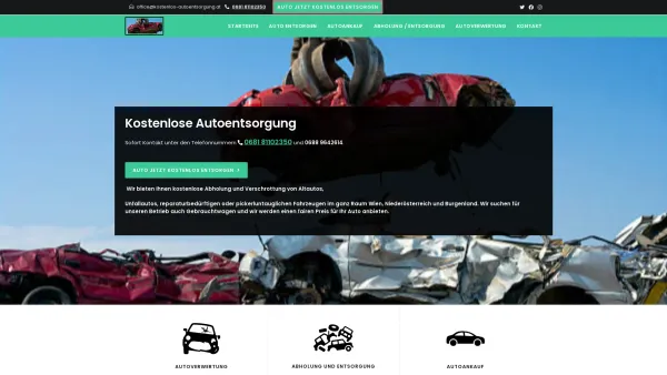 Website Screenshot: Kostenlos-Autoentsorgung - Kostenlos Autoentsorgung - Date: 2023-06-14 10:41:18