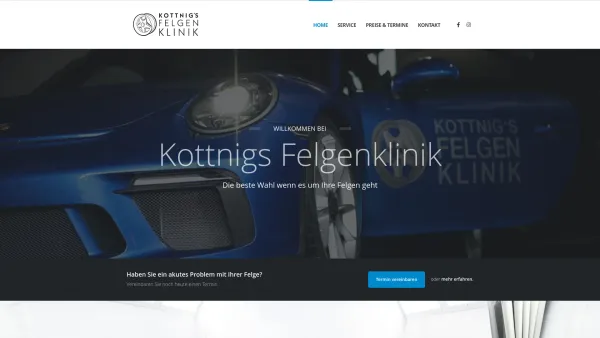 Website Screenshot: Kottnig 2000 Der Weg zu Ihrem Erfolg - Kottnigs Felgenklinik - Home - Date: 2023-06-23 12:05:17