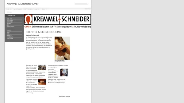 Website Screenshot: Kremmel Schneider link - Kremmel & Schneider GmbH - Date: 2023-06-23 12:05:17