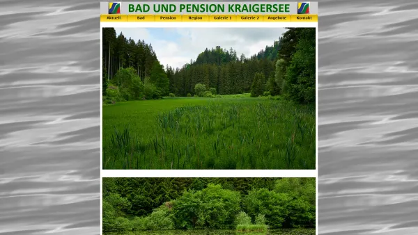Website Screenshot: Pension Kraiger Kraigersee - Aktuell - Date: 2023-06-23 12:05:17