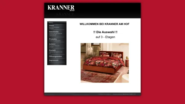 Website Screenshot: Kranner Joseph Söhne Felix Krebs GesmbH - Kranner am Hof - Home - Date: 2023-06-23 12:05:17