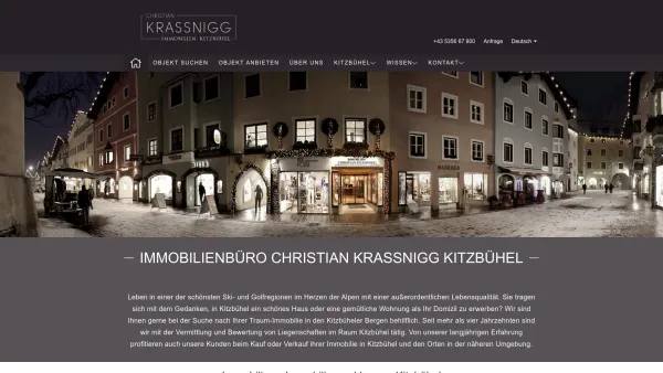 Website Screenshot: Christian Krassnigg Immobilien - ▷Immobilien Kitzbühel - CHRISTIAN KRASSNIGG Immobilienmakler - Christian Krassnigg Immobilien Kitzbühel - Date: 2023-06-23 12:05:20