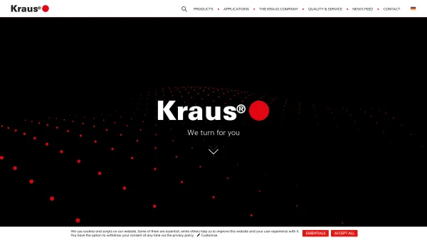 Website Screenshot: Kraus & Co Warenhandelsgesellschaft mbH - Walter Kraus GmbH - Your specialist for electrical engineering - Date: 2023-06-14 10:47:29