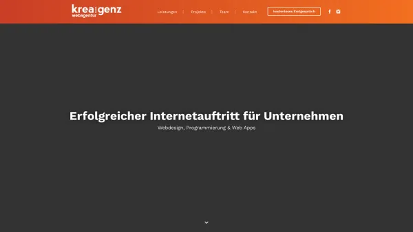 Website Screenshot: kreagenz Webagentur - â–· Webdesign Tirol // TYPO3 Webagentur Innsbruck - Date: 2023-06-23 12:05:20