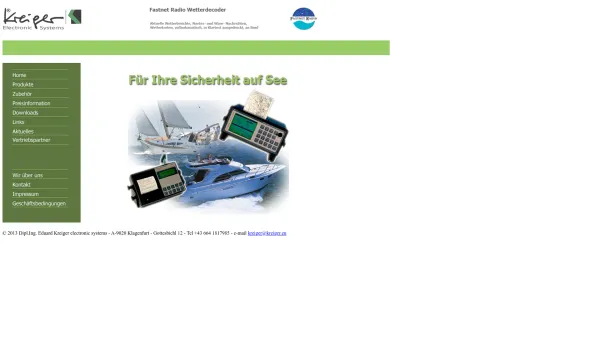 Website Screenshot: Kreiger Ges.m.b.H. - Dipl.Ing. Eduard Kreiger - Date: 2023-06-23 12:05:20