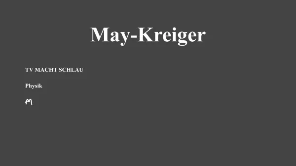 Website Screenshot: Unternehmensberatung Kreiger - May-Kreiger - Ihr Erfolg im Blickpunkt - Date: 2023-06-23 12:05:20