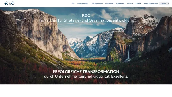 Website Screenshot: K&C Kremsner & Consultants Unternehmensberatung GmbH - Kremsner und Consultants | Excellence in Business Consulting - Date: 2023-06-23 12:05:20