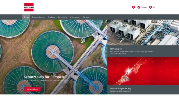 Website Screenshot: Kriwan Industrie Elektronik Austria GmbH - Home - Date: 2023-06-23 12:05:23