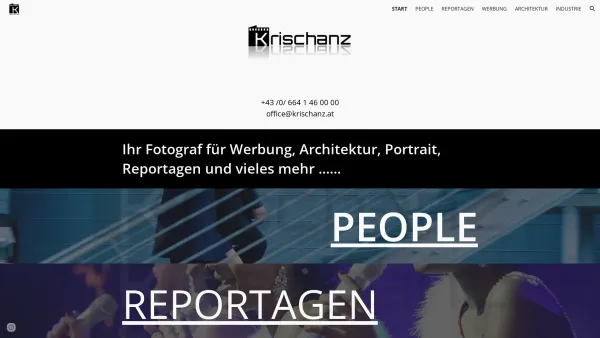 Website Screenshot: bei Krischanz.Zeiller. - START - Date: 2023-06-23 12:05:23