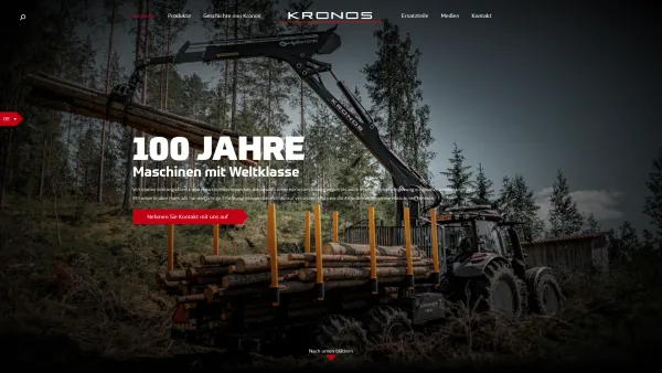 Website Screenshot: Das KRONOS Team ist eine Arbeitsgemeinschaft aus AUSTRIA RECYCLING Consulting GmbH und BRAINPOOL Unternehmensberatung auf dem Gebi - Kronos | Forest machinery, chain mulchers and harrows - Date: 2023-06-23 12:05:26