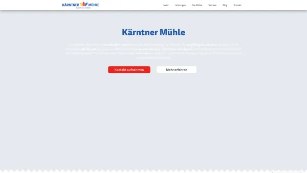 Website Screenshot: Kropfitsch Mühle - Kärntner Mühle - Date: 2023-06-15 16:02:34
