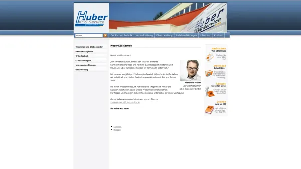 Website Screenshot: Huber KSS Service GmbH - Huber KSS-Service - Huber KSS - Date: 2023-06-14 10:46:43