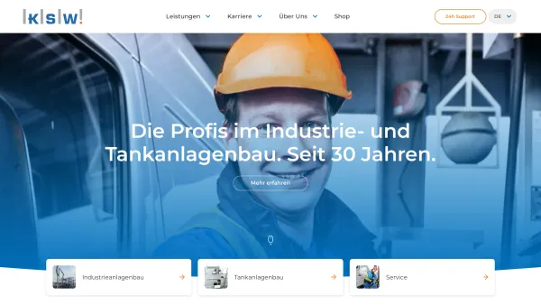 Website Screenshot: KSWTECH Zapfsäulen Tankautomaten Service - KSW Elektro- und Industrieanlagenbau GmbH - KSW - Elektro- und Industrieanlagenbau GmbH - Date: 2023-06-23 12:05:26