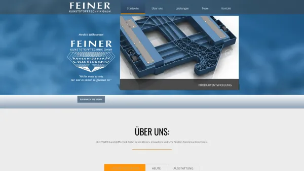 Website Screenshot: FEINER Kunststofftechnik GmbH - FEINER Kunststofftechnik GmbH - Date: 2023-06-23 12:05:26
