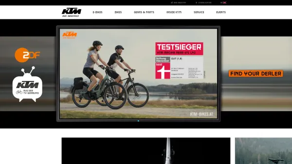 Website Screenshot: KTM Fahrrad GmbH / KTM BIKES / www.ktm-bikes.at - E-Bikes and Bikes - KTM Bikes - Date: 2023-06-14 10:36:50