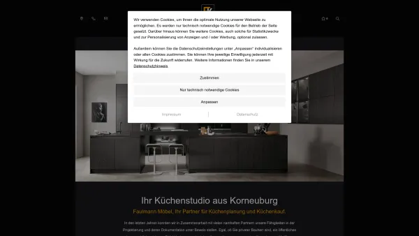 Website Screenshot: Küchenstudio Sroufek - Ihr Küchenstudio aus Korneuburg - Faulmann Möbel - Date: 2023-06-23 12:05:28