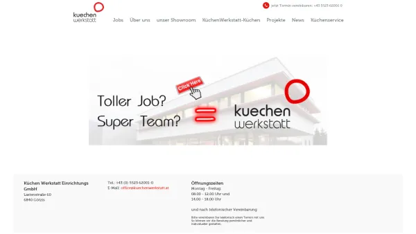 Website Screenshot: kuechen werkstatt - Küchenwerkstatt Einrichtungs GmbH: Küche nach Maß kaufen vom Küchenbauer in Vorarlberg - Date: 2023-06-23 12:05:29