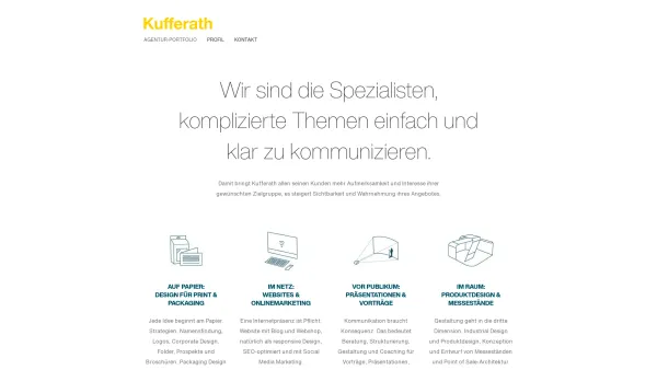 Website Screenshot: Kufferath GmbH und Kufferath GmbH & Co. KG, Werbeagentur - KUFFERATH Werbeagentur Grafikdesign Webdesign Branding GRAZ - Date: 2023-06-23 12:05:29
