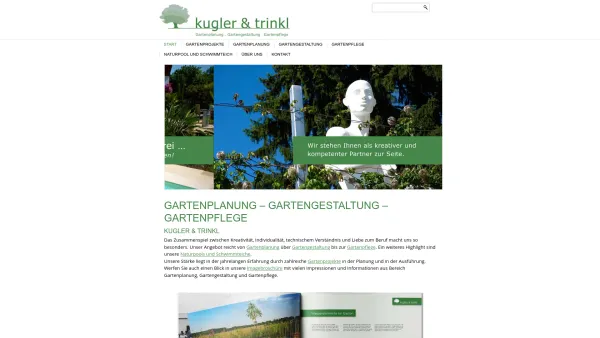 Website Screenshot: Gartenplanung Kugler - Gartenplanung Gartengestaltung Gartenpflege Burgenland - Date: 2023-06-23 12:05:29