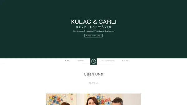Website Screenshot: Kulac & Carli Rechtsanwälte - Kulac & Carli - Date: 2023-06-23 12:05:29