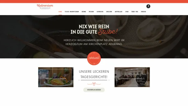 Website Screenshot: Kulinarium Aschauer KG - Kulinarium im Herzogtum Adlwang - Date: 2023-06-26 10:26:30