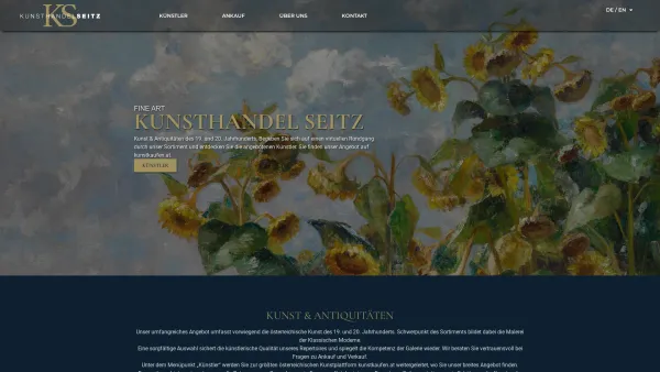 Website Screenshot: Kunsthandel Seitz - Gemälde & Aquarelle des 19. & 20. Jhdts. | Kunsthandel Seitz - Date: 2023-06-26 10:26:30