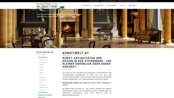 Website Screenshot: KUNSTWELT ROCHUS V. PROBST - Kunstwelt.at - Date: 2023-06-23 12:05:31