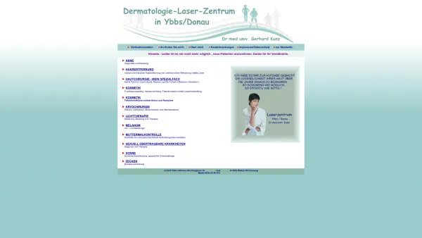 Website Screenshot: Hautarzt Dr. Kunz - Hautarzt Dr. Gerhard Kunz - Date: 2023-06-14 10:38:01