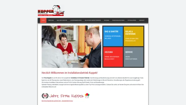 Website Screenshot: Ing. Richard startseite-ok - Firma Kuppek - Installateur Fohnsdorf (Murtal) - Date: 2023-06-23 12:05:31