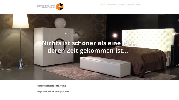 Website Screenshot: Kerschhofer Kurt, Oberflächengestaltung u. Sanierung - Kurt Kerschhofer - Date: 2023-06-23 12:05:32