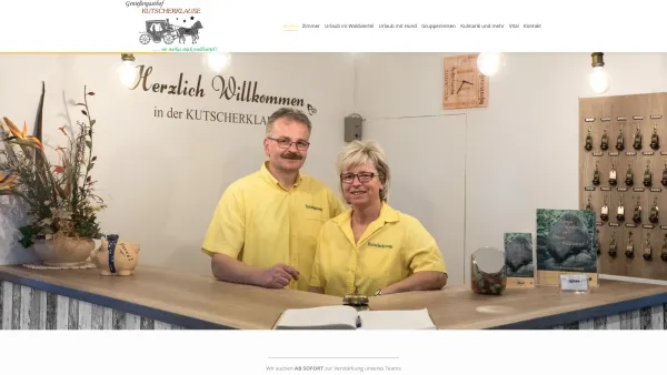 Website Screenshot: Genießergasthof KUTSCHERKLAUSE - Home | Genießergasthof Kutscherklause - Date: 2023-06-23 12:05:34
