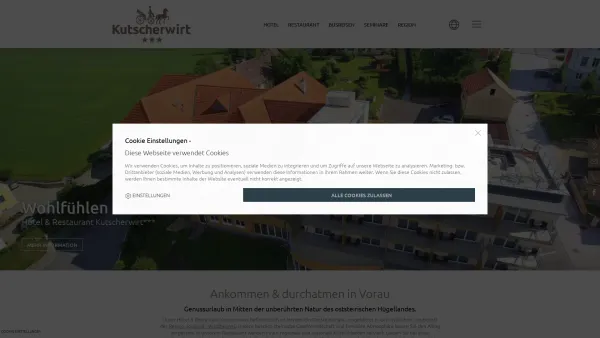 Website Screenshot: Kutscherwirt Hotel-Restaurant - Hotel & Restaurant Kutscherwirt | Vorau - Date: 2023-06-14 10:46:43