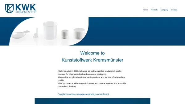 Website Screenshot: KWK Kunststoffwerk Kremsmünster - KWK Kremsmünster S Home - Date: 2023-06-23 12:05:34