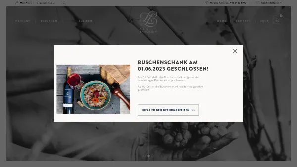 Website Screenshot: Buschenschank Langmann vlg WEINGUT LANGMANN - Weingut und Buschenschank Langmann Wein & Sekt, St. Stefan ob Stainz - Date: 2023-06-14 10:41:26