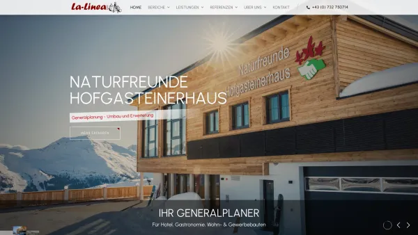 Website Screenshot: La Linea - La-Linea – Ihr Planer für Hotellerie & Gastronomie - Date: 2023-06-23 12:05:34